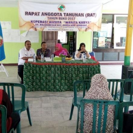 Rapat Tahunan KopWan Balongbesuk