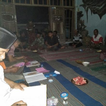 Rapat Rutin Dusun Mojosongo