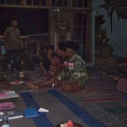 Rapat Rutin Dusun Mojosongo