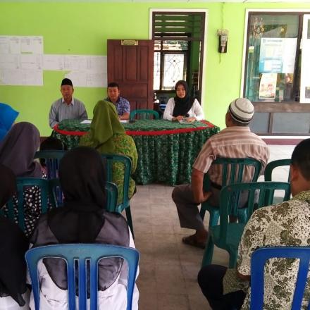 Sosialisasi Pencairan Dana Lembaga Desa Balongbesuk