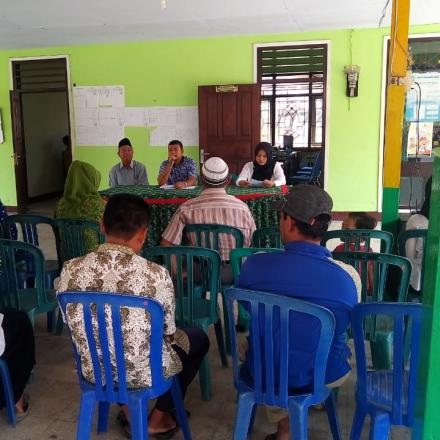 Sosialisasi Pencairan Dana Lembaga Desa Balongbesuk