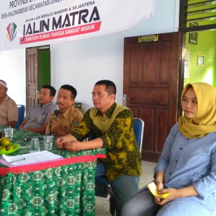 Penyerahan Bantuan RSTM Program Jalin Matra