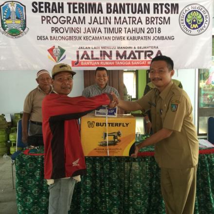 Penyerahan Bantuan RSTM Program Jalin Matra