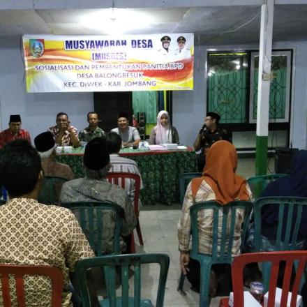 Rapat Pembentukan Panitia Pemilihan Anggota BPD Periode 2019 - 2025