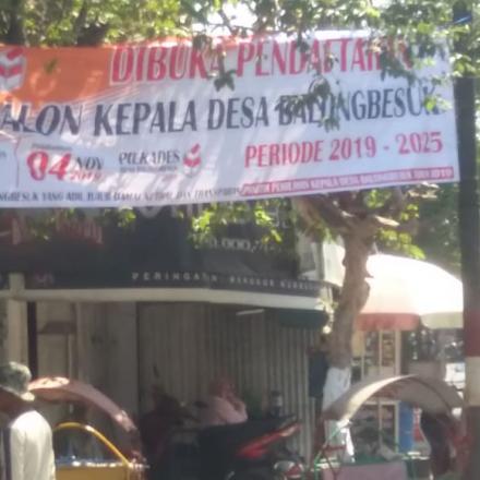 Pembukaan Pendaftaran Bakal Calon Kepala Desa Balongbesuk