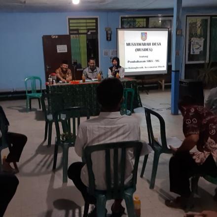 MusDes Tentang Perubahan APBDes, Rencana Kerja, dan Pembahasan SIGN-NG