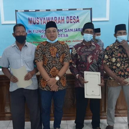 Musyawarah Desa Tentang Alih Fungsi Tanah Ganjaran