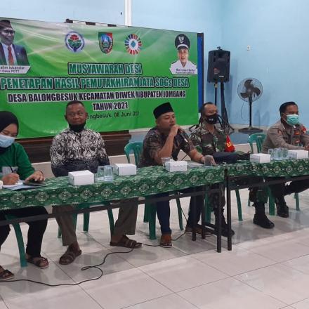 Musyawarah Desa Tentang SDGs Desa Balongbesuk