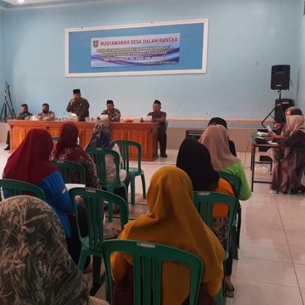 Musyawarah Pembahasan dan Penetapan Rencana Kerja Pemerintah Desa Tahun 2023