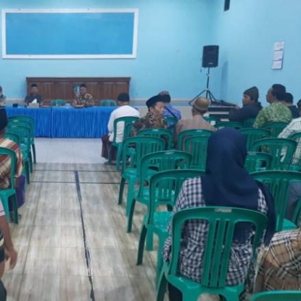 Rapat Koordinasi Sedekah Desa dan Pengajian Diba Qubro