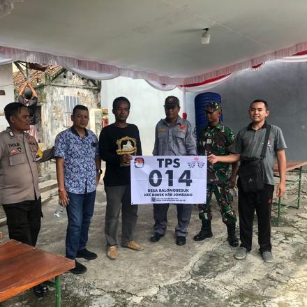 H-1 Persiapan TPS Pemilu 2024