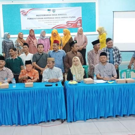 Musdesus Pembentukan Koperasi Merah Putih