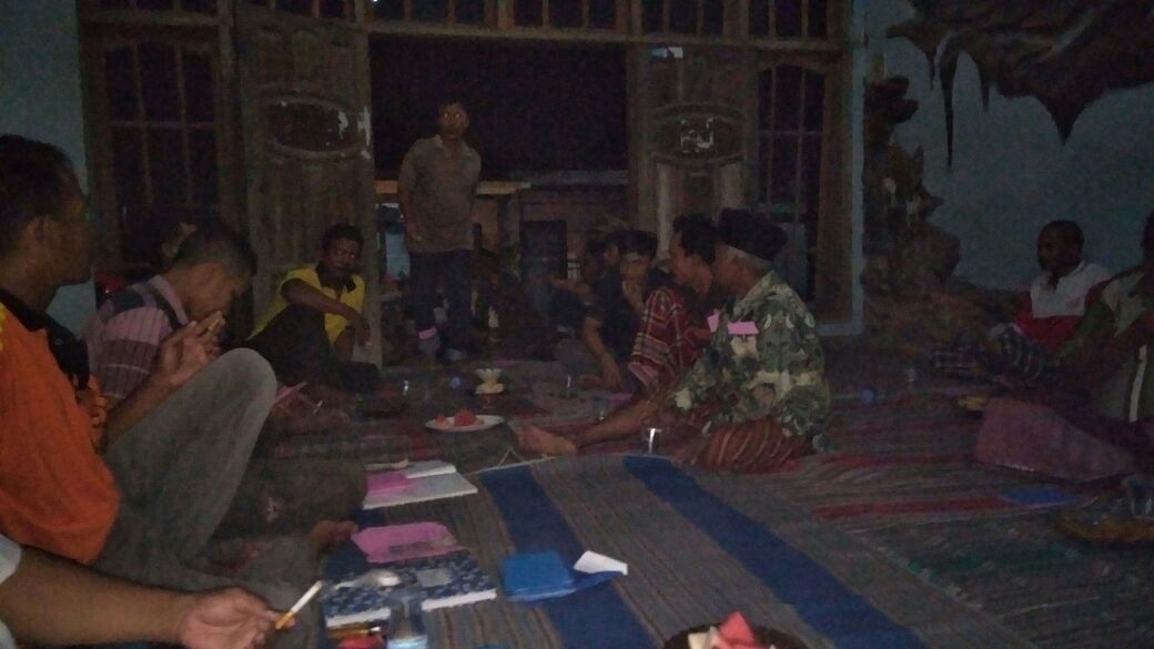 Rapat Rutin Dusun Mojosongo