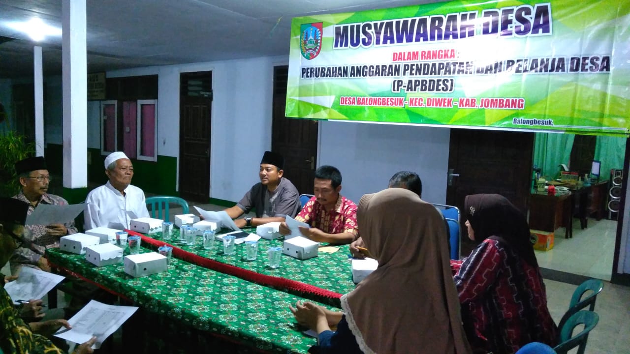 Musdes Perubahan Anggaran Pendapatan dan Belanja Desa