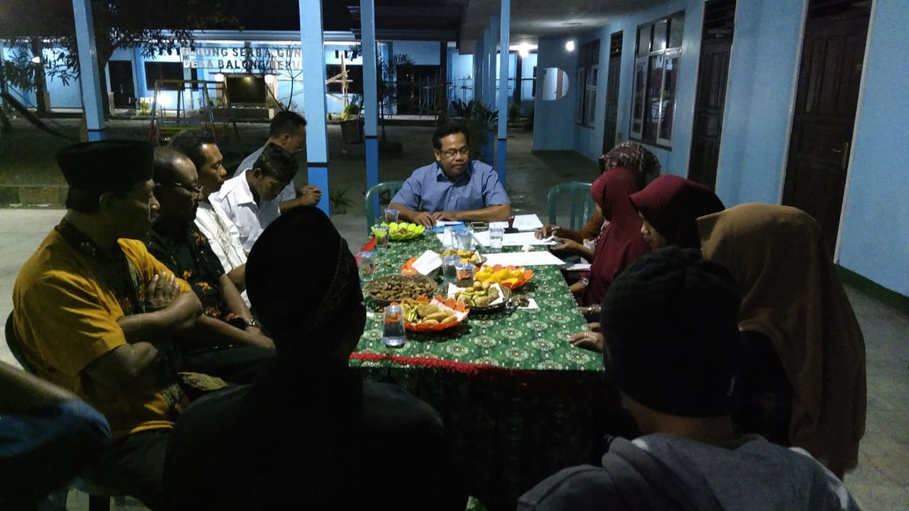 Rapat Internal Panitia Pilkades Balongbesuk