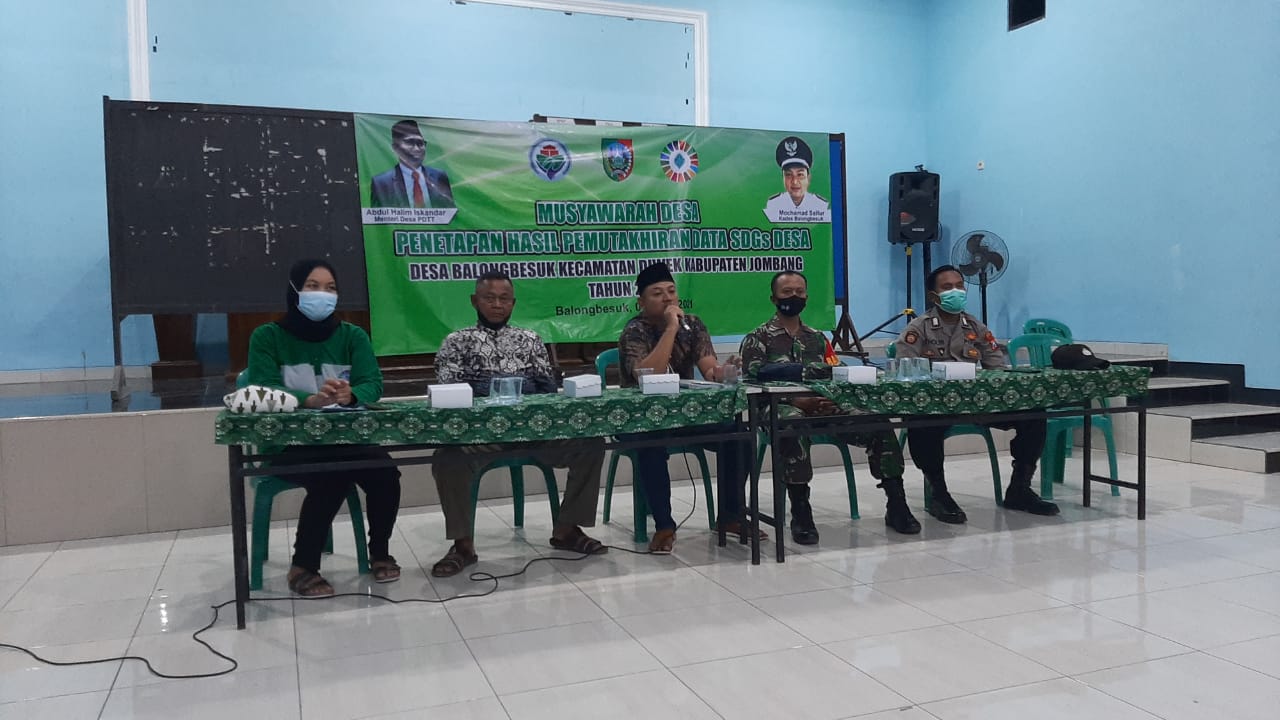 Musyawarah Desa Tentang SDGs Desa Balongbesuk