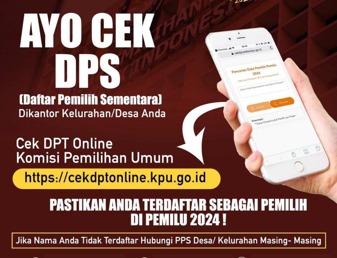 Ayo Cek Daftar Pemilih Sementara