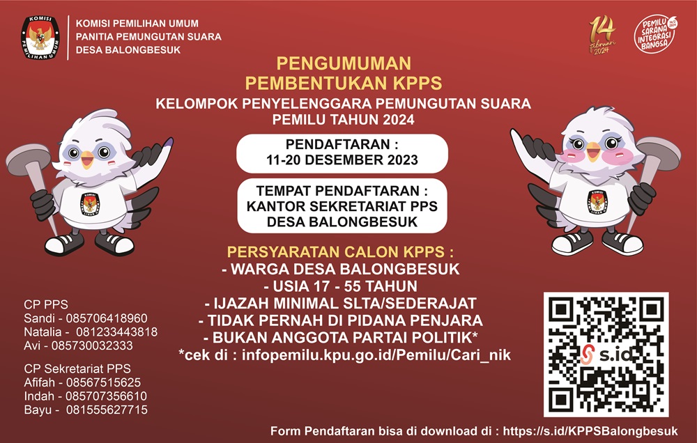 Pendaftaran petugas KPPS Pemilu 2024