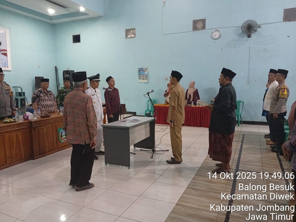 Pengangkatan Perangkat Desa Tata Usaha dan Umum